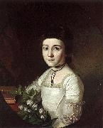 Charles Willson Peale Portrait of Henrietta Maria Bordley at age 10 Spain oil painting artist